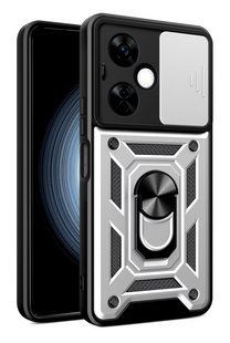 PC + TPU чехол Camshield Armor для OPPO A3x (4G) / серебристый 097643 фото