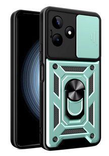 PC + TPU чехол Camshield Armor для Realme Note 50 / светло-зеленый 097676 фото