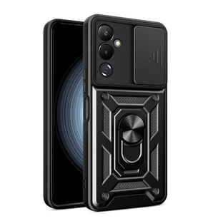 PC + TPU чехол Camshield armor для Tecno POVA Neo 2 / черный 089281 фото
