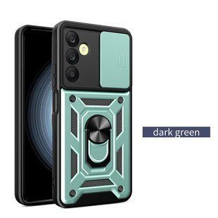 PC + TPU чохол Camshield Armor для Samsung Galaxy M56 (5G) / зелений 099868 фото