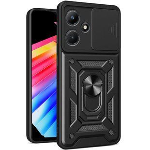 PC + TPU чехол Camshield Armor для Infinix Hot 30i / черный 092042 фото