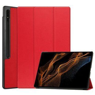 Чехол книжка Crazy Horse для Samsung Galaxy Tab S9 Ultra (14.6") / красный 100141 фото