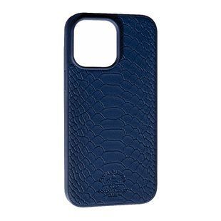 Чохол силіконовий Santa Barbara Snake для iPhone 15 Pro синій 092542 фото
