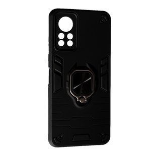 PC + TPU чехол New Transformer для Infinix Hot 11S черный 088332 фото