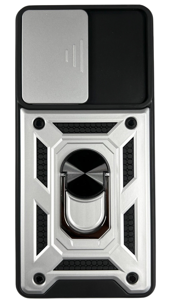 PC + TPU чохол Camshield armor для Samsung Galaxy S20 FE / сріблястий 084926 фото