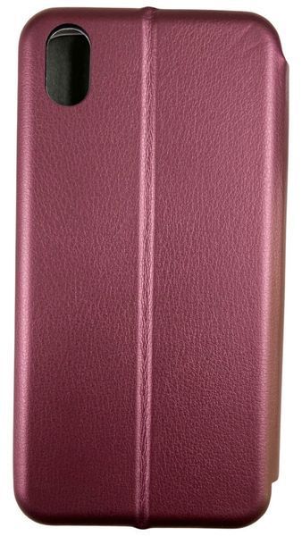 Чехол книжка Elegant book на iPhone XR / бордовый 093194 фото