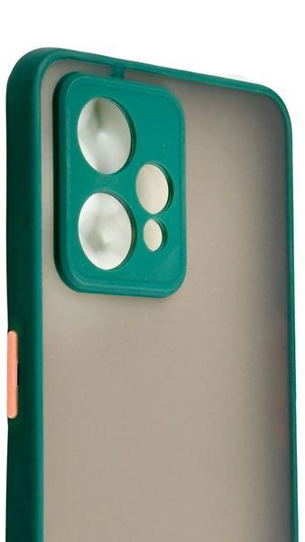 TPU чехол накладка Matte Color Case для Realme 9 Pro Plus темно-зеленый 92642 фото