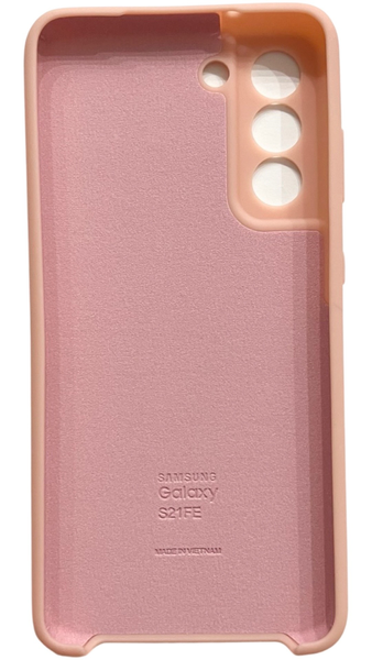Чохол Soft touch для Samsung Galaxy S21 FE / рожевий 086112 фото