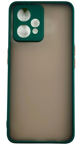 TPU чехол накладка Matte Color Case для Realme 9 Pro Plus темно-зеленый 92642 фото