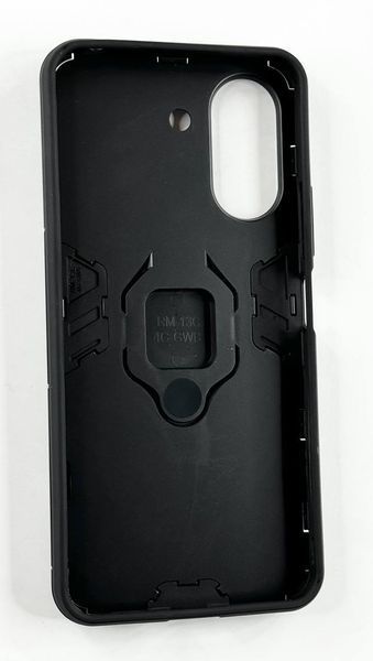PC + TPU чехол Protective для Xiaomi Redmi 13C черный 095907 фото