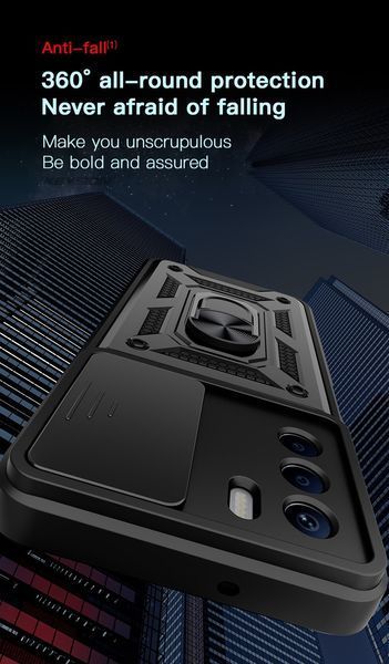 PC + TPU чехол Camshield Armor для Infinix Zero 5G / серебристый 089231 фото