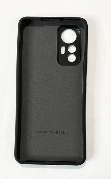 Чохол Soft touch для Xiaomi 12 Lite / чорний 087603 фото