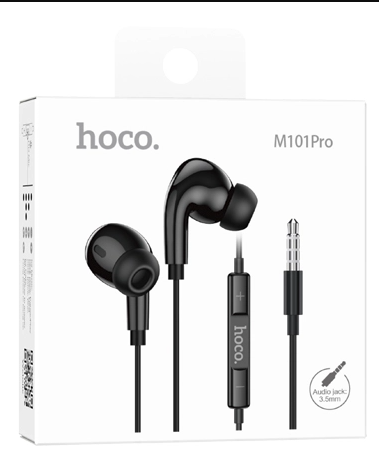 Навушники Hoco M101 Pro 1.2 m (AUX-роз'єм) чорний 87561 фото