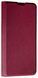 Кожаный чехол книжка Fibra case на Samsung Galaxy A57 (5G) / бордовый 204851 фото 1