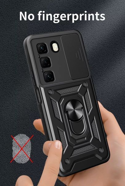 PC + TPU чохол Camshield Armor для Infinix Hot 50 5G / чорний 097992 фото