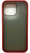 TPU чохол Matte Color Case (TPU) на iPhone 14 Pro Max (на айфон 14 про макс) червоний 086261 фото 1