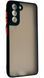 TPU чехол накладка Matte Color Case для Samsung Galaxy S21 черный 092192 фото 1