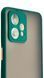 TPU чехол накладка Matte Color Case для Realme 9 Pro Plus темно-зеленый 92642 фото 3