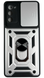 PC + TPU чохол Camshield armor для Samsung Galaxy S20 FE / сріблястий 084926 фото 1