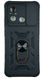 PC + TPU чохол Camshield armor для Poco C55 / чорний 088831 фото 1