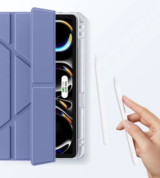 Чехол книжка Transparent Origami на iPad 10.2 (2021 / 2020 / 2019) / светло-зеленый 100096 фото