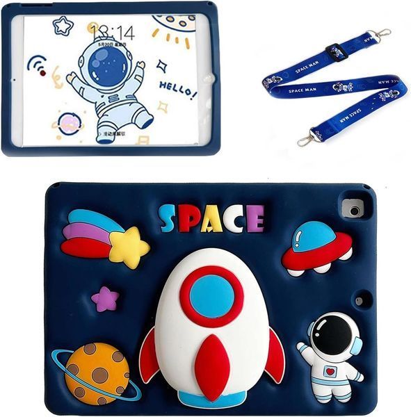 Чехол Happy Case на планшет iPad Air 5 (10.9") 2022 / Spase Rocket (с ремешком) 099278 фото