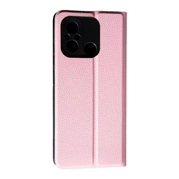 Чохол книжка Fibra case для Xiaomi Redmi 12C рожевий 094416 фото