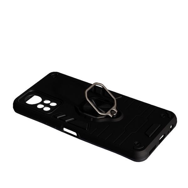 PC + TPU чехол New Transformer для Infinix Hot 11S черный 088332 фото