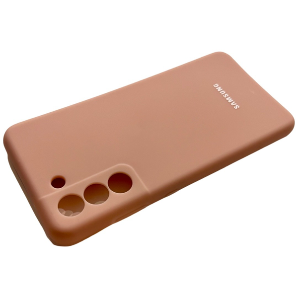 Чохол Soft touch для Samsung Galaxy S21 FE / рожевий 086112 фото
