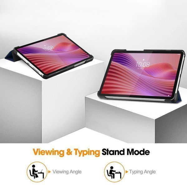 Чехол книжка Crazy Horse на планшет Lenovo Tab One (8.7") / серый 100068 фото