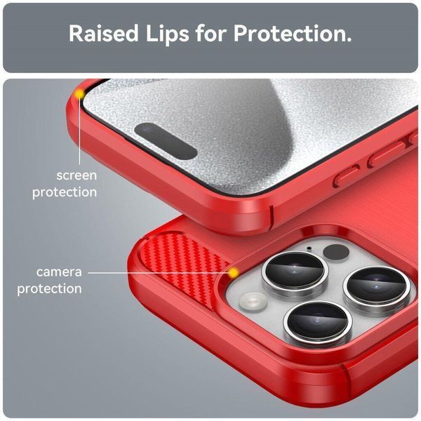 TPU чохол накладка Urban для iPhone 16 Pro Max / червоний 098279 фото