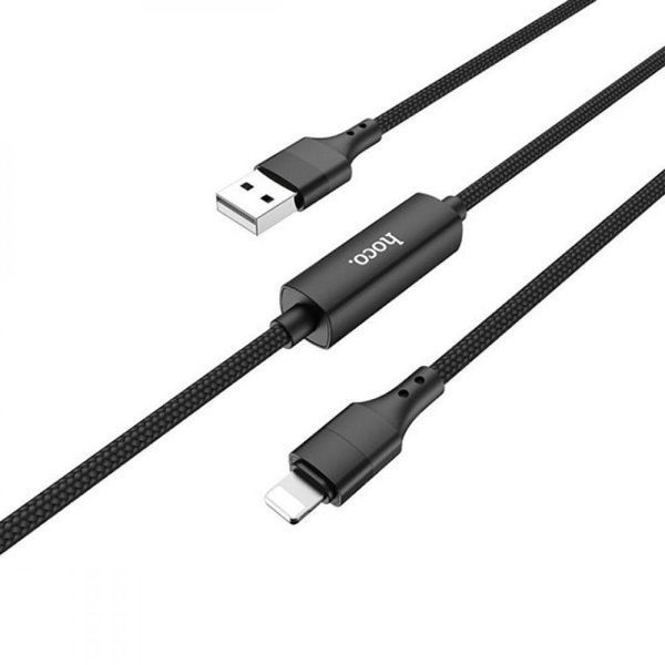 USB кабель Hoco S13 Central Control Timing Lightning Cable (1.2m) 80602 фото