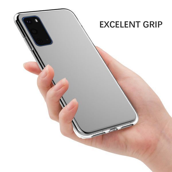 Ультратонкий 0,3 мм чехол для Samsung Galaxy S20 Plus прозрачный 080802 фото