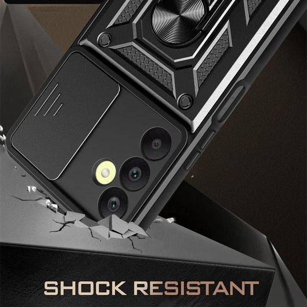 PC + TPU чохол Camshield Armor для Samsung Galaxy M56 (5G) / зелений 099868 фото