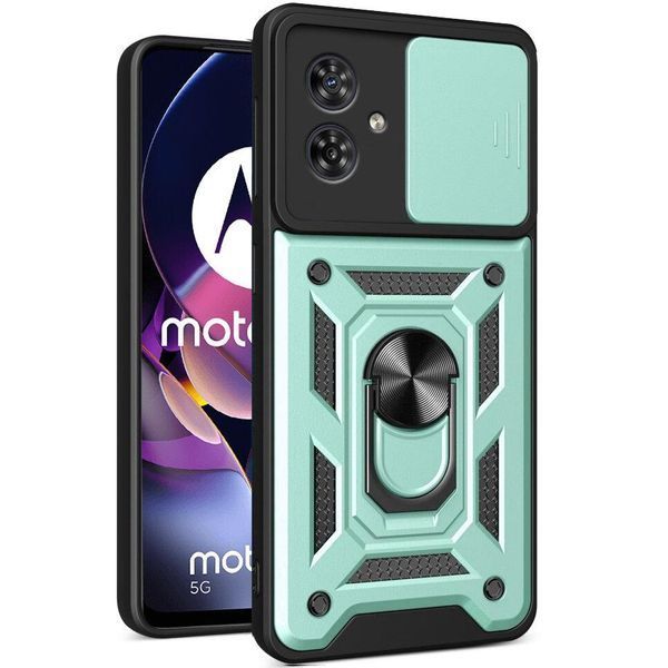 PC + TPU чохол Camshield armor для Motorola G54 / зелений 093590 фото