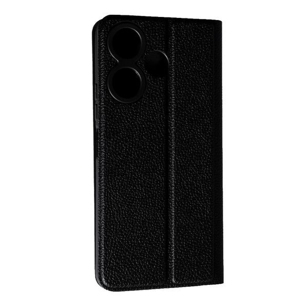 Чохол книжка Fibra case для Xiaomi Redmi 13 (4G) / чорний 097441 фото