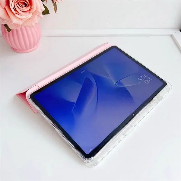 Чехол книжка Transparent Origami на Xiaomi Pad 7 (11.2") / голубой 100707 фото