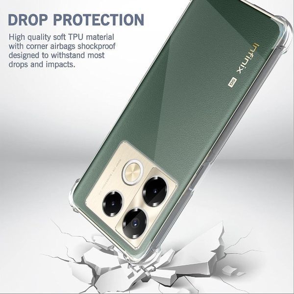 Чохол накладка WXD для Infinix Note 40 Pro (X6850) / прозорий 200582 фото