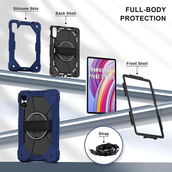 Чехол Protective force на Xiaomi Redmi Pad Pro (12.1") / синий 097771 фото