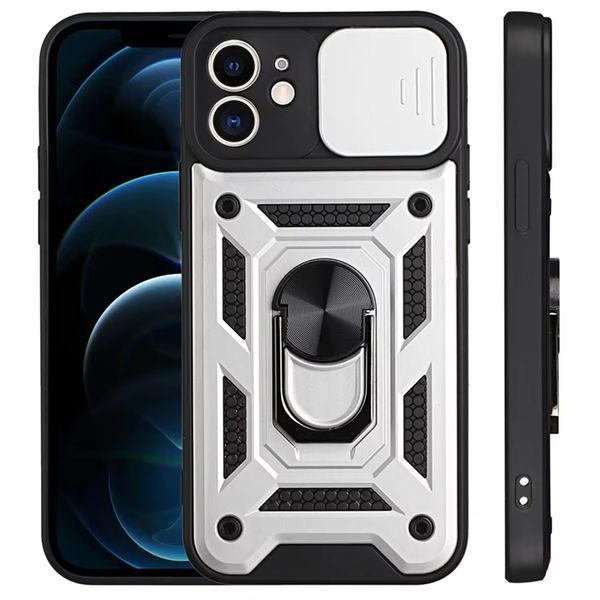 PC + TPU чехол Camshield Armor для iPhone 12 / черный 098062 фото