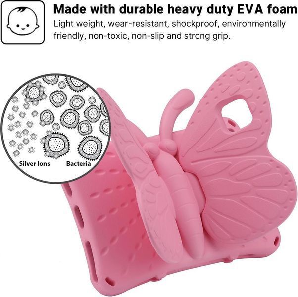 Чохол Butterfly Case на планшет Xiaomi Redmi Pad SE (11") / світло-рожевий 098483 фото