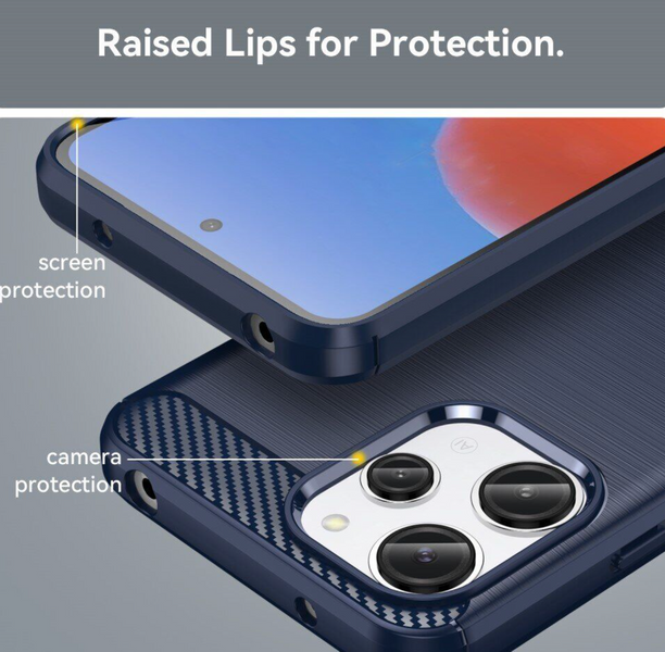 TPU чохол накладка Urban для Xiaomi Redmi 12 / синій 090680 фото