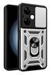 PC + TPU чохол Camshield Armor для OPPO A3x (4G) / сріблястий 097643 фото