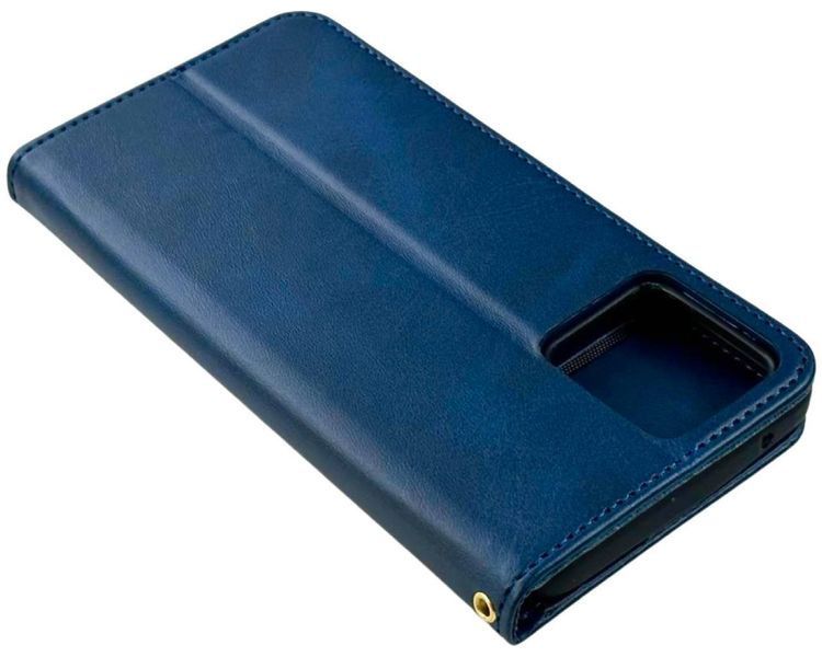 Чехол книжка Amsterdam для Motorola G72 синий 091185 фото