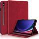 Чохол-книжка Wood Book на планшет Samsung Galaxy Tab S10 FE Plus (13.1") / червоний 099892 фото 1