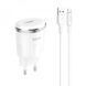 СЗУ Hoco C37A Charger + Cable (Type-C) 2.4A 1USB 16930 фото 1