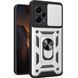 PC + TPU чехол Camshield armor для Poco F5 / серебристый 089331 фото 3
