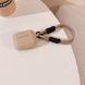 Силіконовий чохол зі шнурком для AirPods 4/ світло-коричневий 098839 фото 1