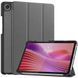 Чехол книжка Crazy Horse на планшет Lenovo Tab One (8.7") / серый 100068 фото 1