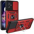 PC + TPU чехол Camshield Armor для Motorola G54 / красный